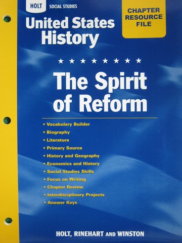 (image for) United States History Chapter 19 Resource File (P)