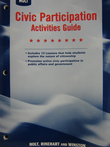 (image for) Civic Participation Activities Guide (P)
