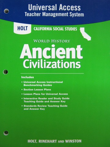 (image for) Ancient Civilizations Teacher Management System (TE)(P)