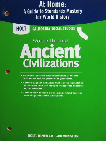 (image for) Ancient Civilizations At Home A Guide to Standards (CA)(P)