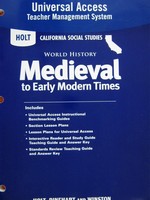 (image for) Medieval to Early Modern Times Teacher Management System (CA)(P)
