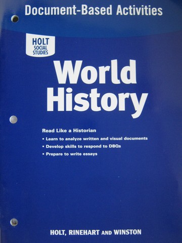 (image for) World History Document-Based Activities (P)