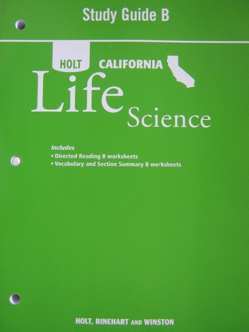 (image for) California Life Science Study Guide B (CA)(P)