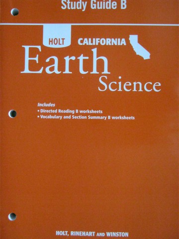 (image for) California Earth Science Study Guide B (CA)(P)