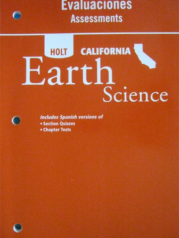 (image for) California Earth Science Evaluaciones (CA)(P)