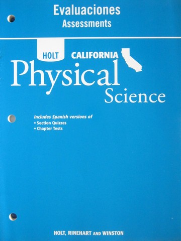 (image for) California Physical Science Evaluaciones Assessments (CA)(P)