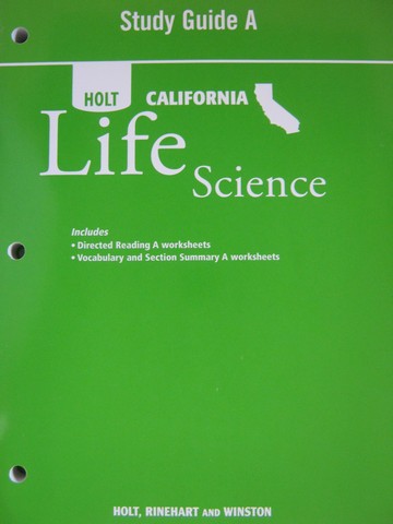 (image for) California Life Science Study Guide A (CA)(P)