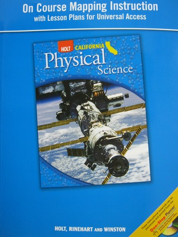 (image for) California Physical Science On Course Mapping Instruction (P)
