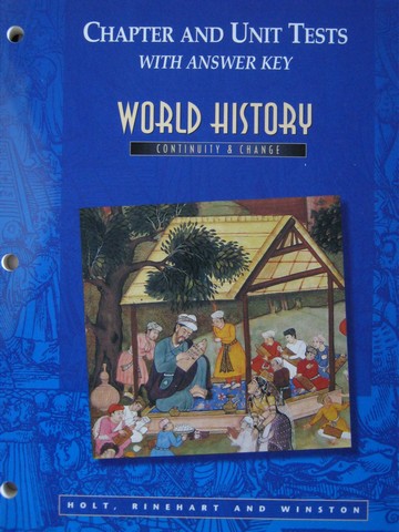 (image for) World History Continuity & Change Chapter & Unit Tests (P)