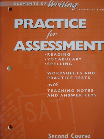 (image for) Elements of Writing 2nd Course Revised Practice for Assess (P)
