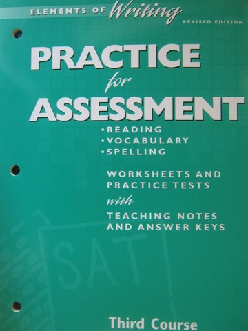 (image for) Elements of Writing 3rd Course Revised Practice for Assess (P)