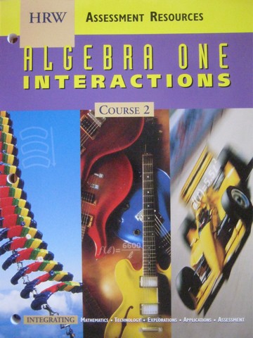 (image for) Algebra 1 Interactions Course 2 Assessment Resources (P)