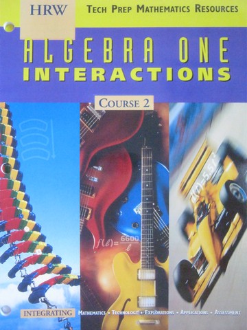 (image for) Algebra 1 Interactions Course 2 Tech Prep Mathematics (P)