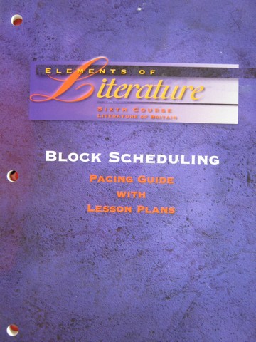 (image for) Elements of Literature 6th Course Block Scheduling (P)