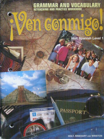 (image for) Ven conmigo! 1 Grammar & Vocabulary Reteaching & Practice (P)