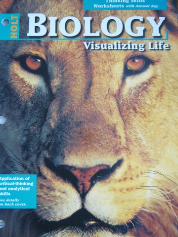 (image for) Biology Visualizing Life Thinking Skills Worksheets (P)
