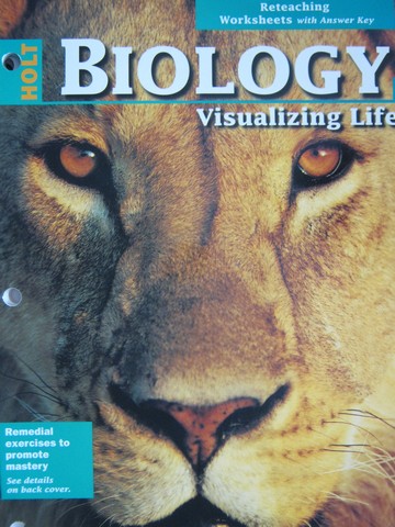 (image for) Biology Visualizing Life Reteaching Worksheets with Answers (P)