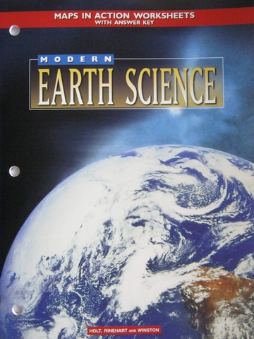 (image for) Modern Earth Science Maps in Action Worksheets (P)