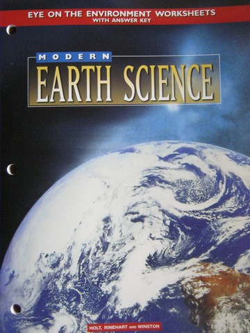 (image for) Modern Earth Science Eye on Environment Worksheets (P)