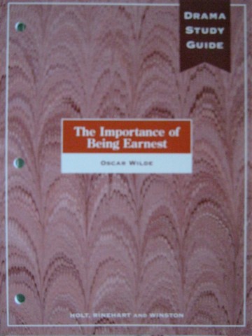 (image for) Drama Study Guide The Importance of Being Earnest (P)