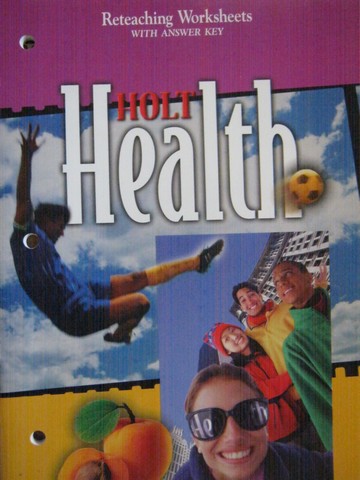(image for) Holt Health Reteaching Worksheets with Answer Key (P)