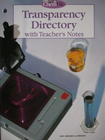 (image for) ChemFile Transparency Directory with Teacher's Notes (TE)(P)