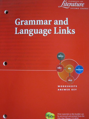(image for) Elements of Literature 2nd Course Grammar & Language Links (P)
