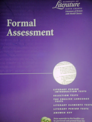 (image for) Elements of Literature 6th Course Formal Assessment (P)
