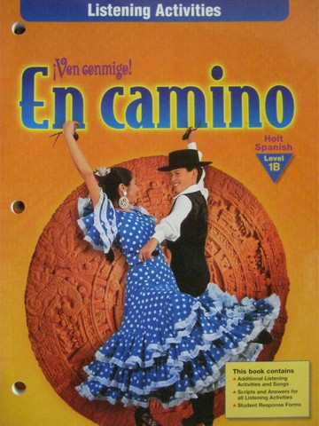 (image for) En camino 1B Listening Activities (P) by Donaho & Miller