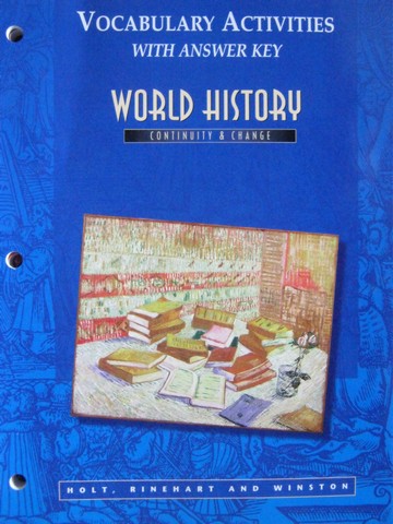 (image for) World History Continuity & Change Vocabulary Activities (P)