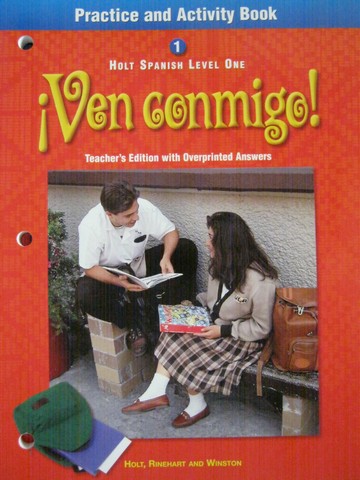 (image for) Ven conmigo! 1 Practice & Activity Book TE (TE)(P) by Miller,