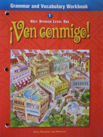 (image for) Ven conmigo! 1 Grammar & Vocabulary Workbook (P)