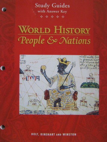 (image for) World History People & Nations Study Guides with Answer Key (P)