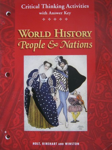 (image for) World History People & Nations Critical Thinking Activities (P)