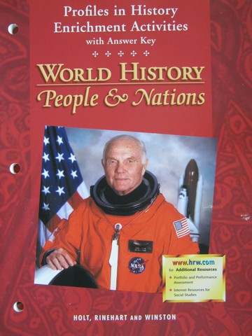 (image for) World History People & Nations Profiles in History Enrichment (P