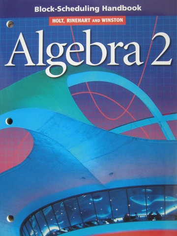(image for) Algebra 2 Block-Scheduling Handbook (P)