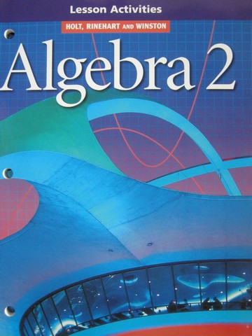 (image for) Algebra 2 Lesson Activities (P)