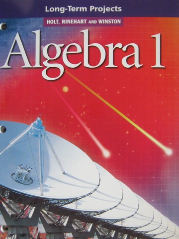 (image for) Algebra 1 Long-Term Projects (P)