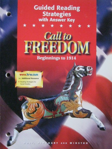 (image for) Call to Freedom Beginnings to 1914 Guided Reading Strategies (P)