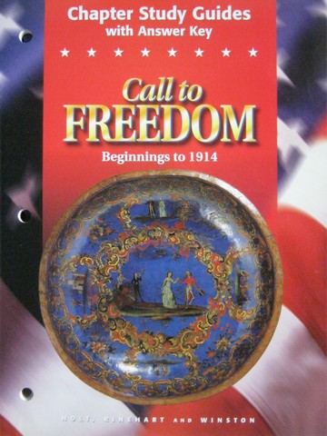(image for) Call to Freedom Beginnings to 1914 Chapter Study Guides (P)