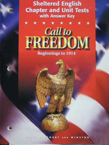 (image for) Call to Freedom Beginnings to 1914 Sheltered English Chapter (P)