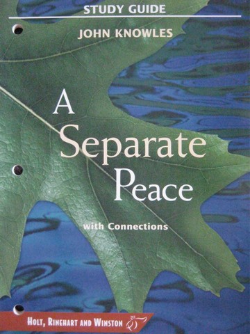 (image for) Study Guide A Separate Peace with Connections (P) - Click Image to Close