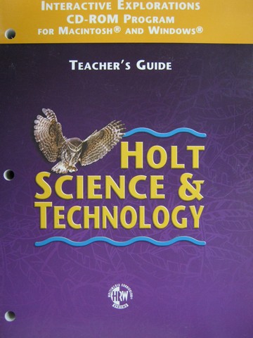 (image for) Holt Science & Technology Interactive Exploration TG (TE)(P)