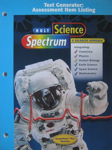 (image for) Science Spectrum A Balanced Approach Test Generator EV (P)