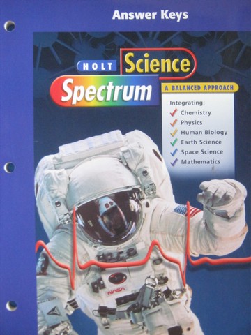 (image for) Science Spectrum A Balanced Approach Answer Keys (P)