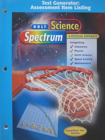 (image for) Science Spectrum A Physical Approach Test Generator (P)