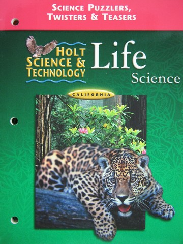 (image for) Holt Life Science Science Puzzlers Twisters & Teasers (CA)(P)