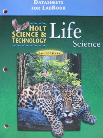 (image for) Holt Life Science DataSheets for LabBook (CA)(P)