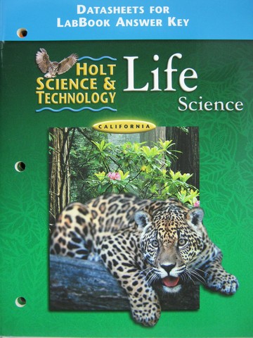 (image for) Holt Life Science Datasheets for LabBook Answer Key (CA)(P)