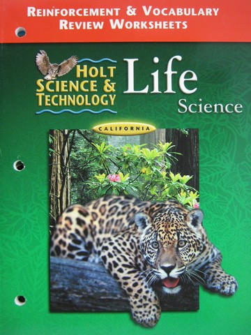 (image for) Holt Life Science Reinforce & Vocabulary Review (CA)(P)